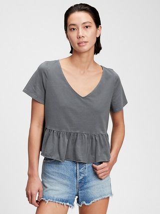 Vintage Peplum T-Shirt | Gap (US)