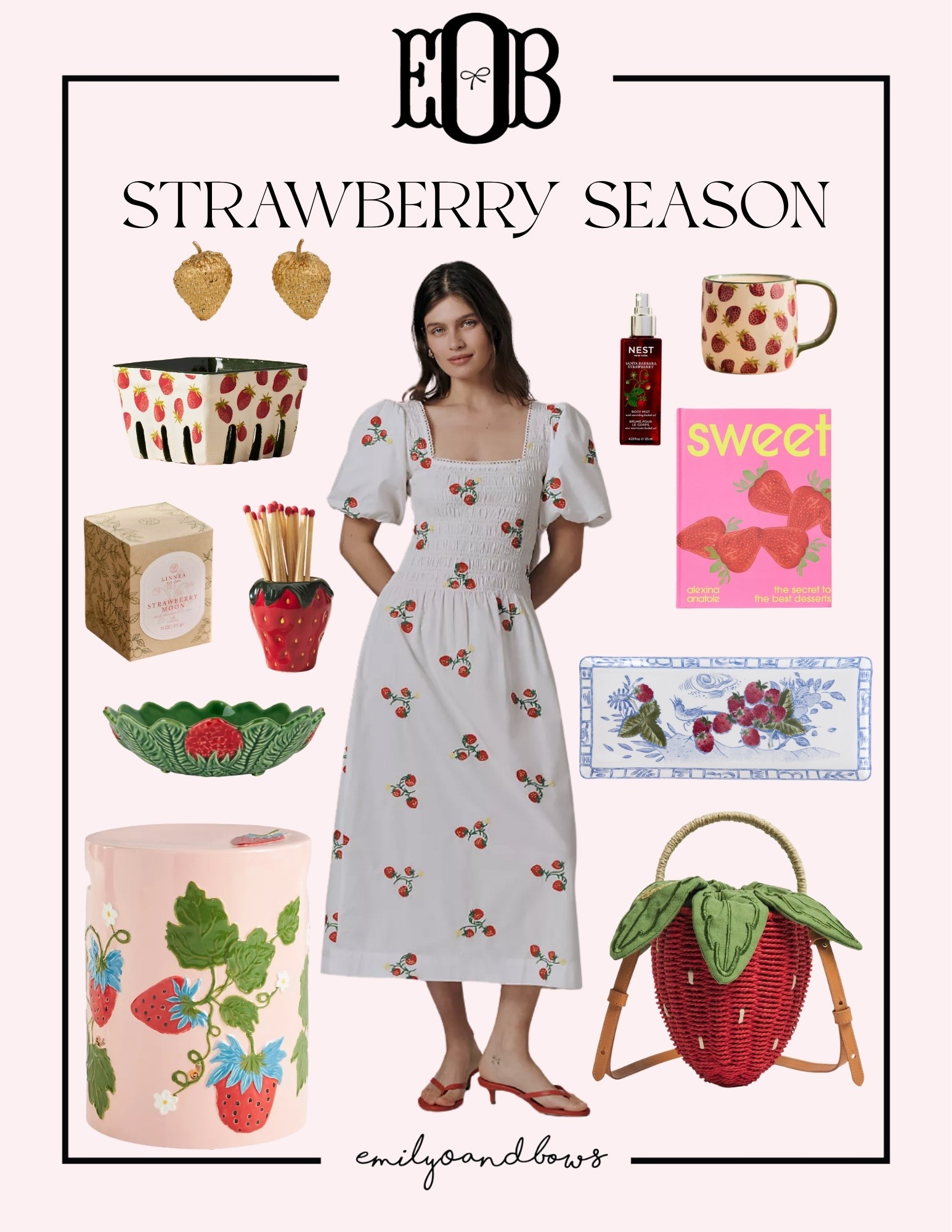 Strawberry season! 🍓 Rounding up some of my favorite items! 