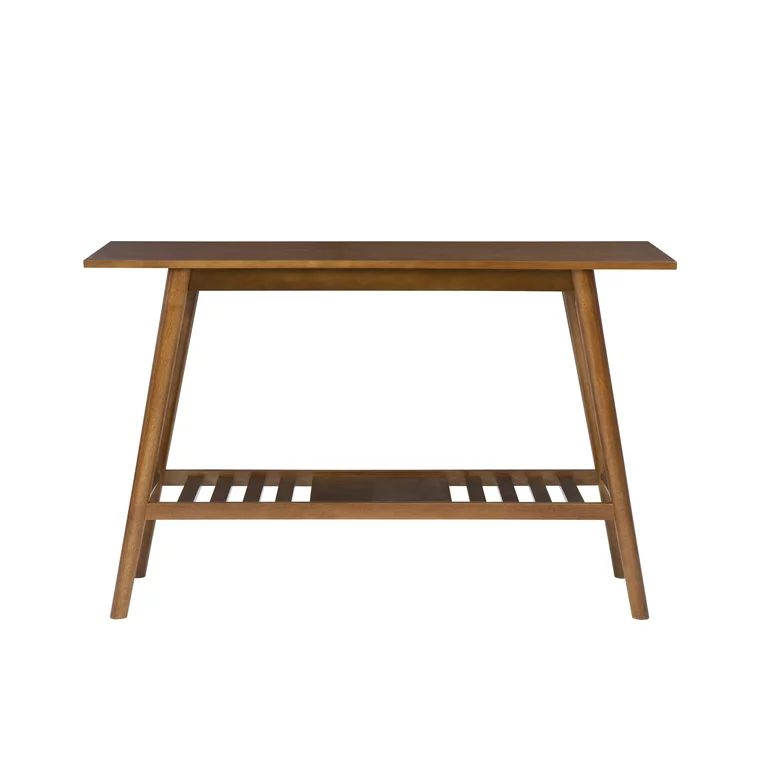 Linon Charlotte Console Table, Brown with Shelf | Walmart (US)
