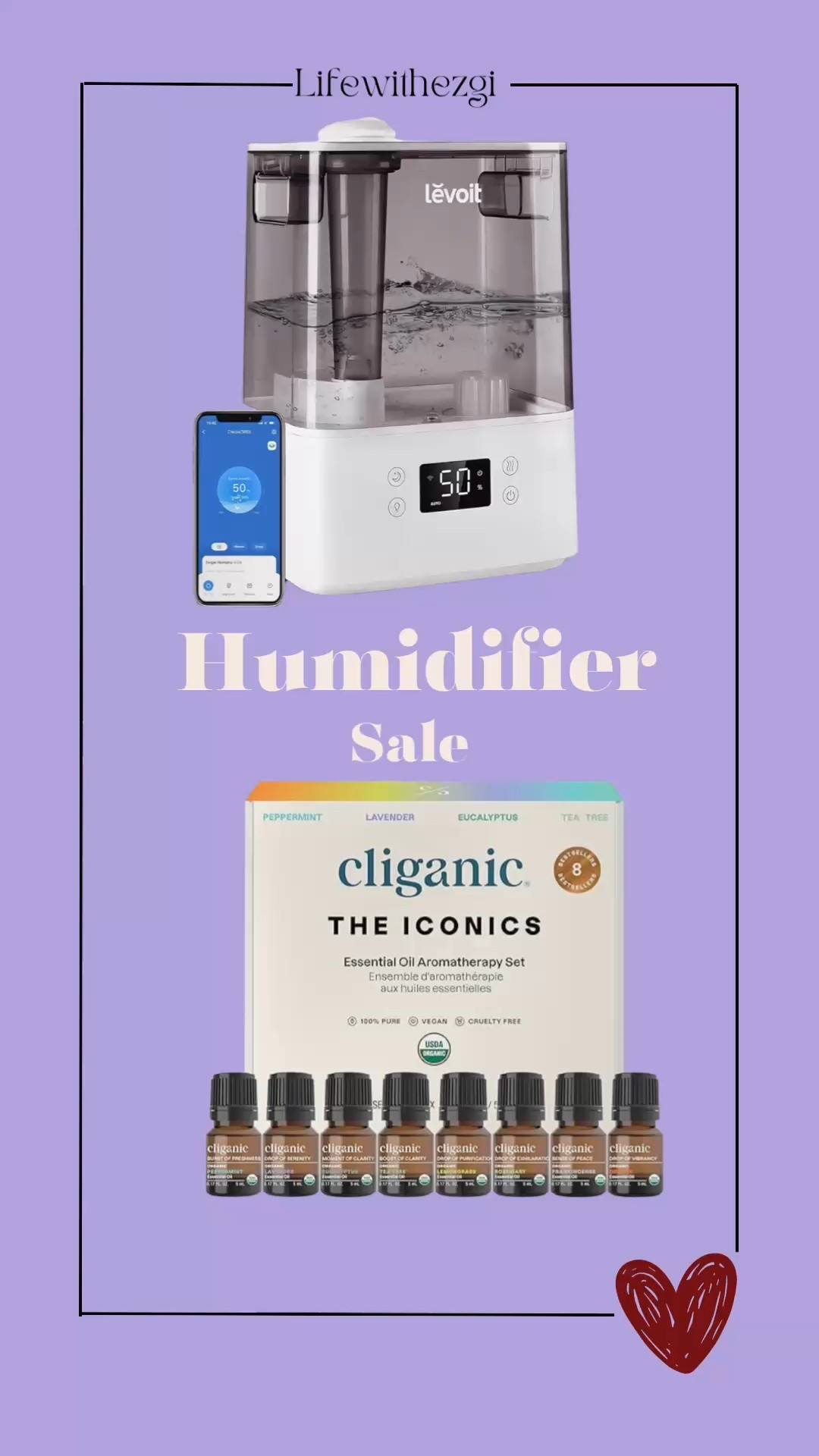 This humidifier + aromatherapy oils combo has been a game changer for my bedroom 🌿
Winter dry air was giving me a sore throat, dry skin, and restless sleep — not anymore.

✨ This humidifier is essential oil compatible
✨ Clean, non-toxic aromatherapy oils
✨ Quiet, aesthetic, and perfect for bedrooms
✨ Helps with sleep, breathing, and overall wellness

And yes 
it’s on sale right now, so don’t miss it.
I linked everything because so many of you asked 🤍

👉 All links are on LTK
👉 Save this for your winter self-care routine


#ltkhome
#ltkbedroom
#ltkwellness
#ltkselfcare
#ltkfinds
#ltksale
#ltkmusthaves #bedroomessentials
#bedroommusthaves
#cozybedroom
#neutralhome
#modernhome
#homewellness
#bedroomvibes #humidifier
#humidifierseason
#aromatherapy
#essentialoils
#naturalwellness
#selfcareroutine
#sleepbetter
#wellnessfavorites #wintermusthaves
#dryairrelief
#winterwellness
#coldweatheressentials
#winterhome #fyp
#foryou
#foryoupage
#trendingfinds
#viralhome

#salealert
#dealalert
#mustbuy
#worthit
#amazonfinds
#homedeals