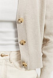 Organically Grown Cotton Linen Cardigan | Country Road