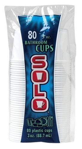 Solo 3-Ounce Plastic Bathroom Cups, 80-Count Package (80) | Amazon (US)
