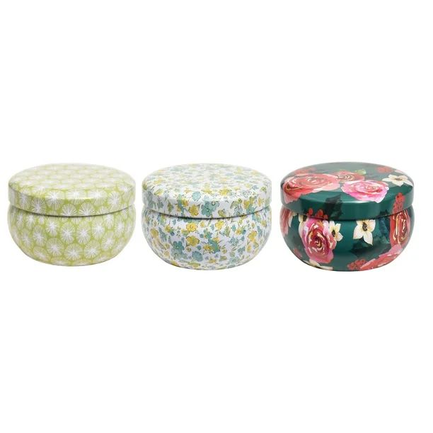 The Pioneer Woman 3-Piece Herbal Collection Tin Candles Set, Rosemary & Sage, Balsam & Myrrh, and... | Walmart (US)