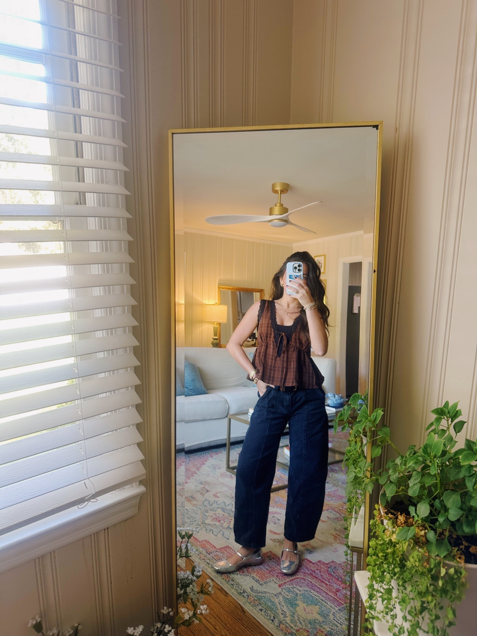 the top is from dry goods!  I couldn’t find a link 