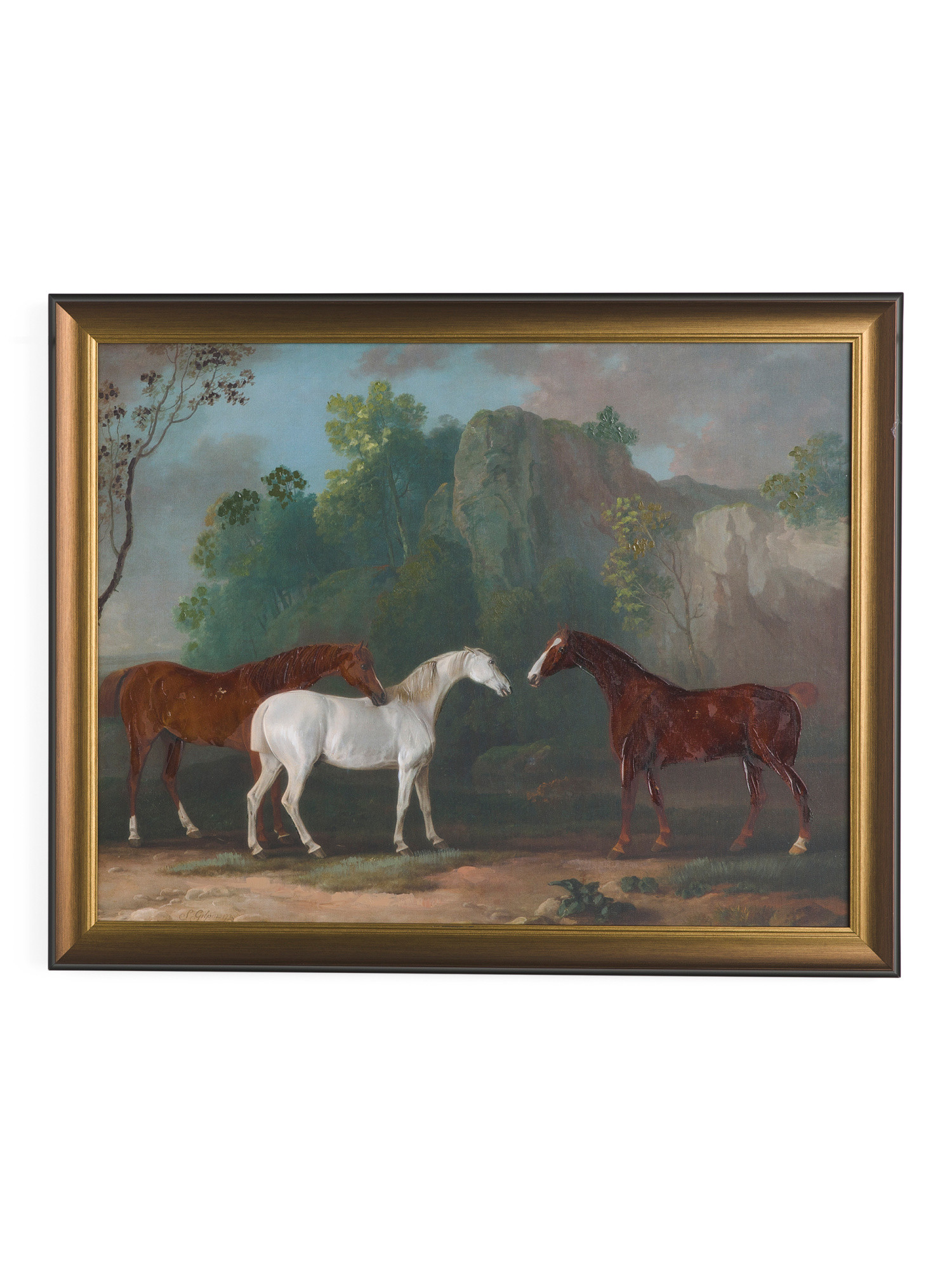 30x24 Three Hunters Sawrey Gilpin Wall Art | Marshalls