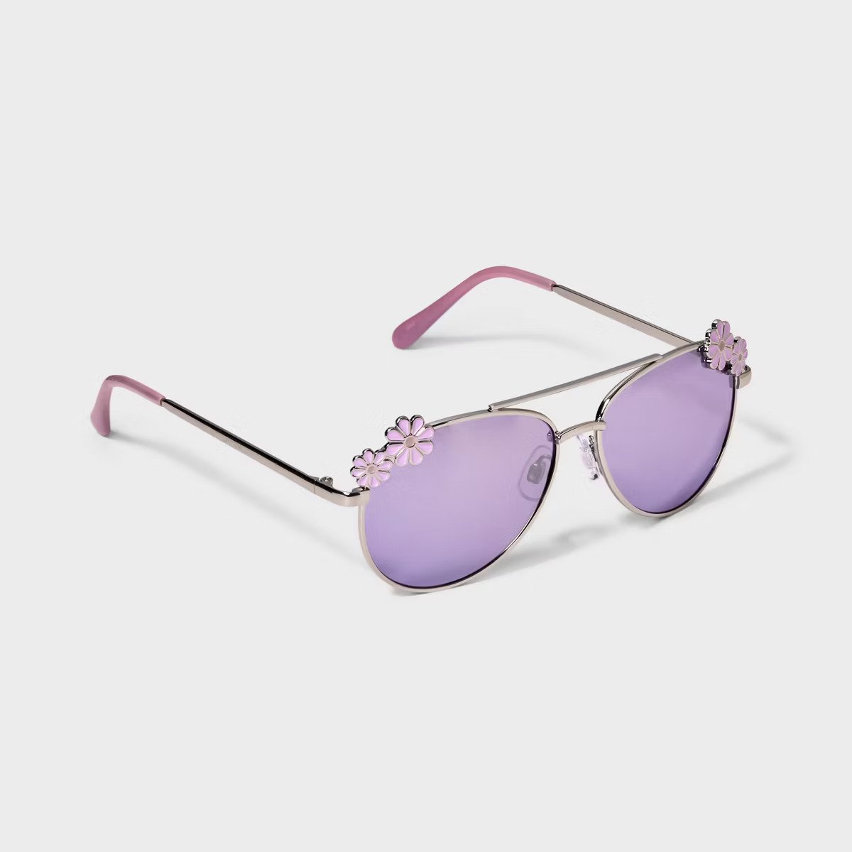 Girls' Daisy Aviator Sunglasses - Cat & Jack™ Purple | Target