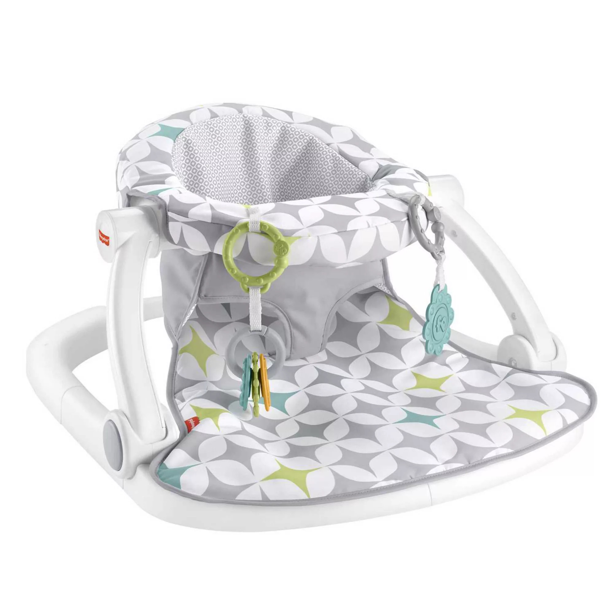 Fisher-Price Sit-Me-Up Floor Seat Portable Baby Chair with 2 Toys, Starlight Bursts | Kohl's