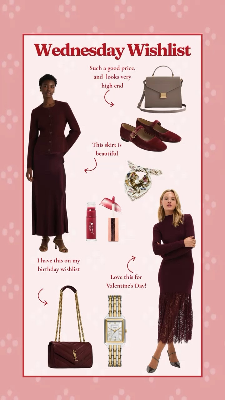 Wednesday wishlist!! Love these dresses and skirts from quince! Such good valentines outfits

#LTKootd #LTKValentine