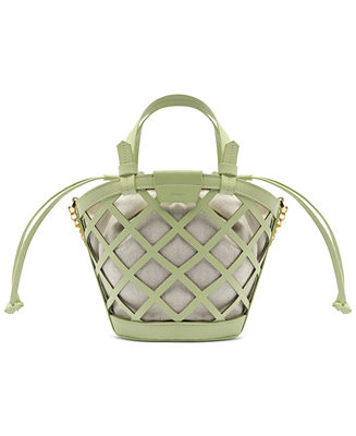 Petra Small Leather Bucket Bag | Macy's