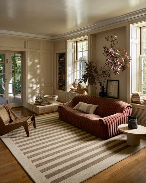 Leanne Ford x Loloi Craven CVN-05 Striped Area Rugs | Rugs Direct | Rugs Direct