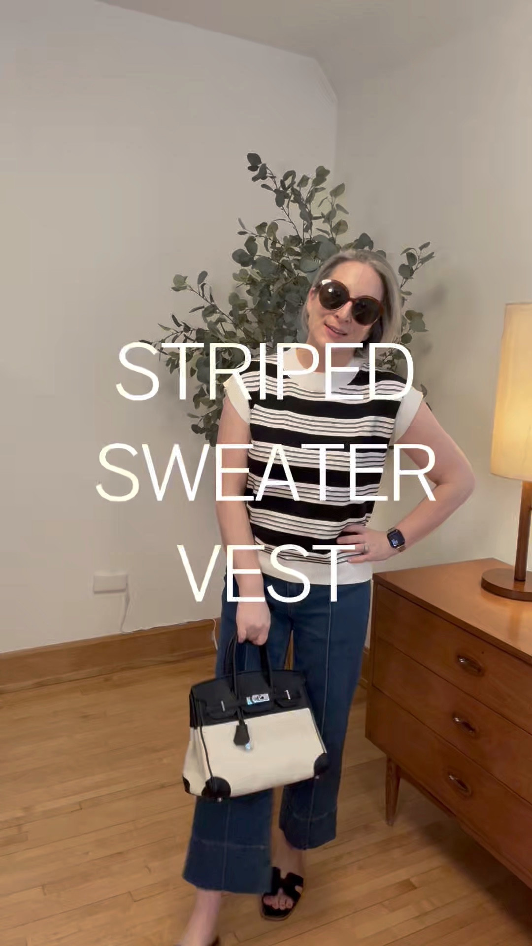 Love this sweater vest and trouser jeans with these look for less sandals! (ad)

#LTKOver40 #LTKootd #LTKPetite