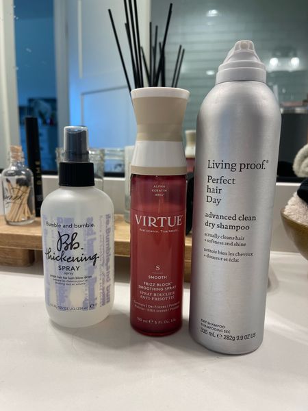 Hair love. 
Favorites. 
Ulta. 
Virtue. 
Frizzy hair. 
Dry shampoo. 
Living proof. 
Bumble and bumble. 
Hair care  

#LTKbeauty