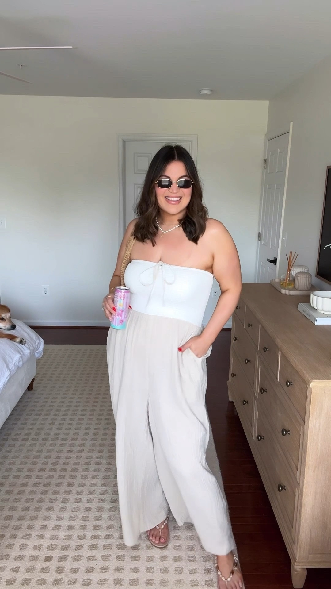 Midsize summer outfit from aerie! This jumpsuit is basically going to be my summer uniform! It’s this light weight gauzy material that is so perfect for really hot days or even vacation ☀️ 

Jumpsuit - large
Sandals - 9.5
* My bag is from Coach it’s the 28 Brooklyn. Sold out everywhere but linked the larger size which is in stock on amazon 

Women’s fashion, midsize fashion, midsize outfit, aerie style, aerie fashion, aerie, midsize style, midsize aerie, jumpsuit, summer outfit, summer fashion, vacation outfit 

#LTKMidsize #LTKSeasonal #LTKSummerEdit