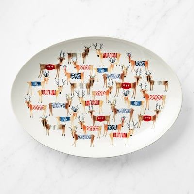 Natale Reindeer Platter | Williams-Sonoma