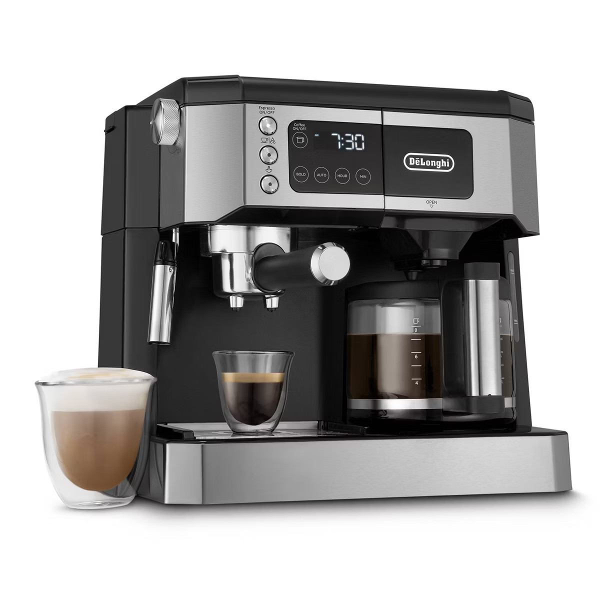 De'Longhi All-In-One Combination Coffee and Espresso Machine COM530M: 10-Cup, 15 Bars, Digital Ti... | Target