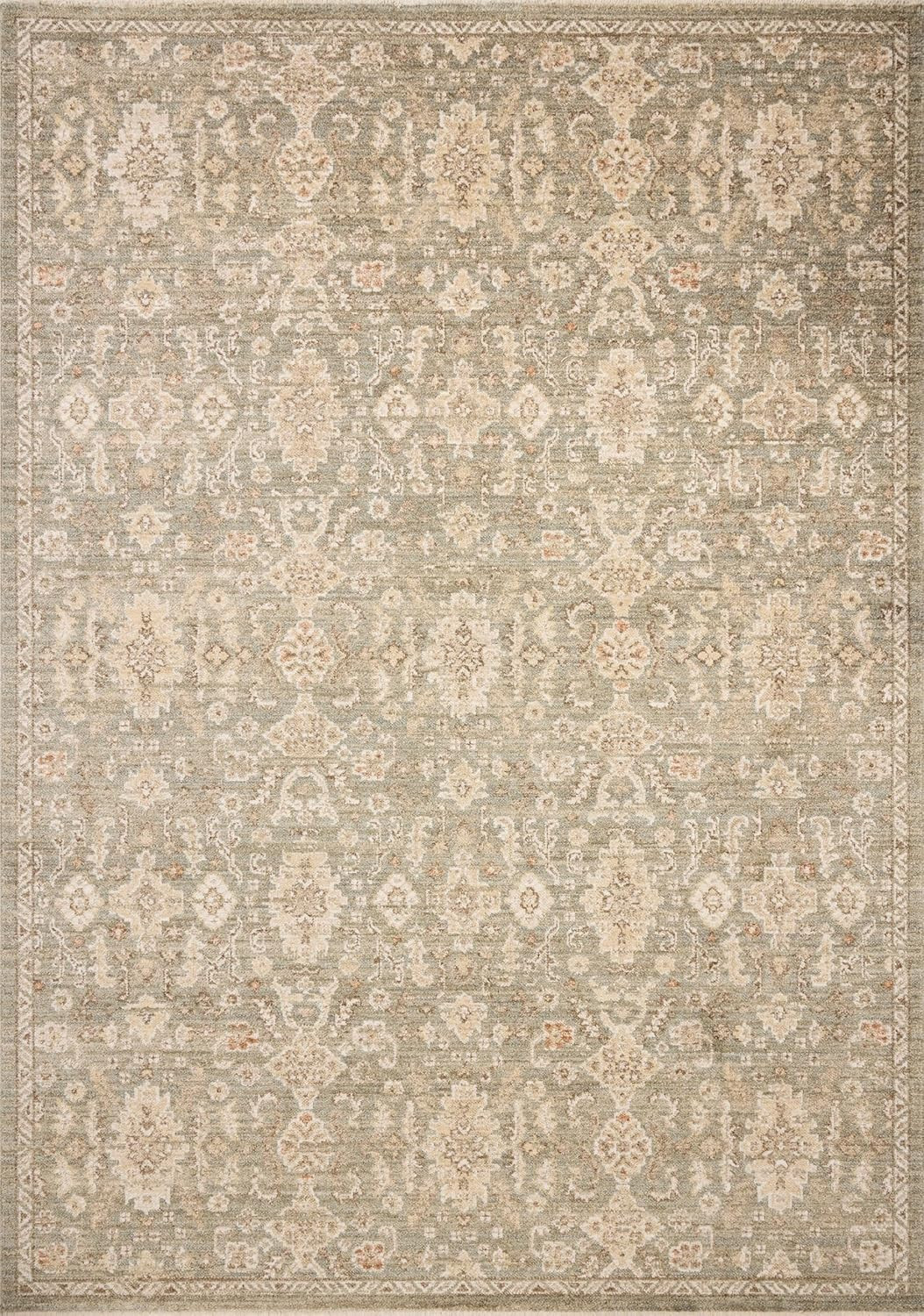 Loloi Chris Loves Julia Palma Collection PLM-03 Lagoon/Natural 7'-10" x 10' Area Rug Vintage Styl... | Amazon (US)