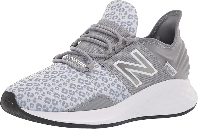 Amazon.com | New Balance Women's Fresh Foam Roav V1 Sneaker, Moon Dust/Steel/Silver Metallic, 9.5... | Amazon (US)