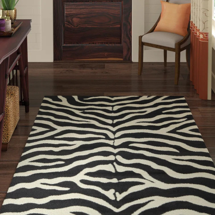 Testerman Power Loom Performance Black Rug | Wayfair North America