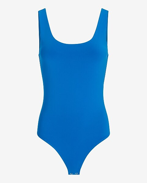 Body Contour Scoop Neck Thong Bodysuit | Express