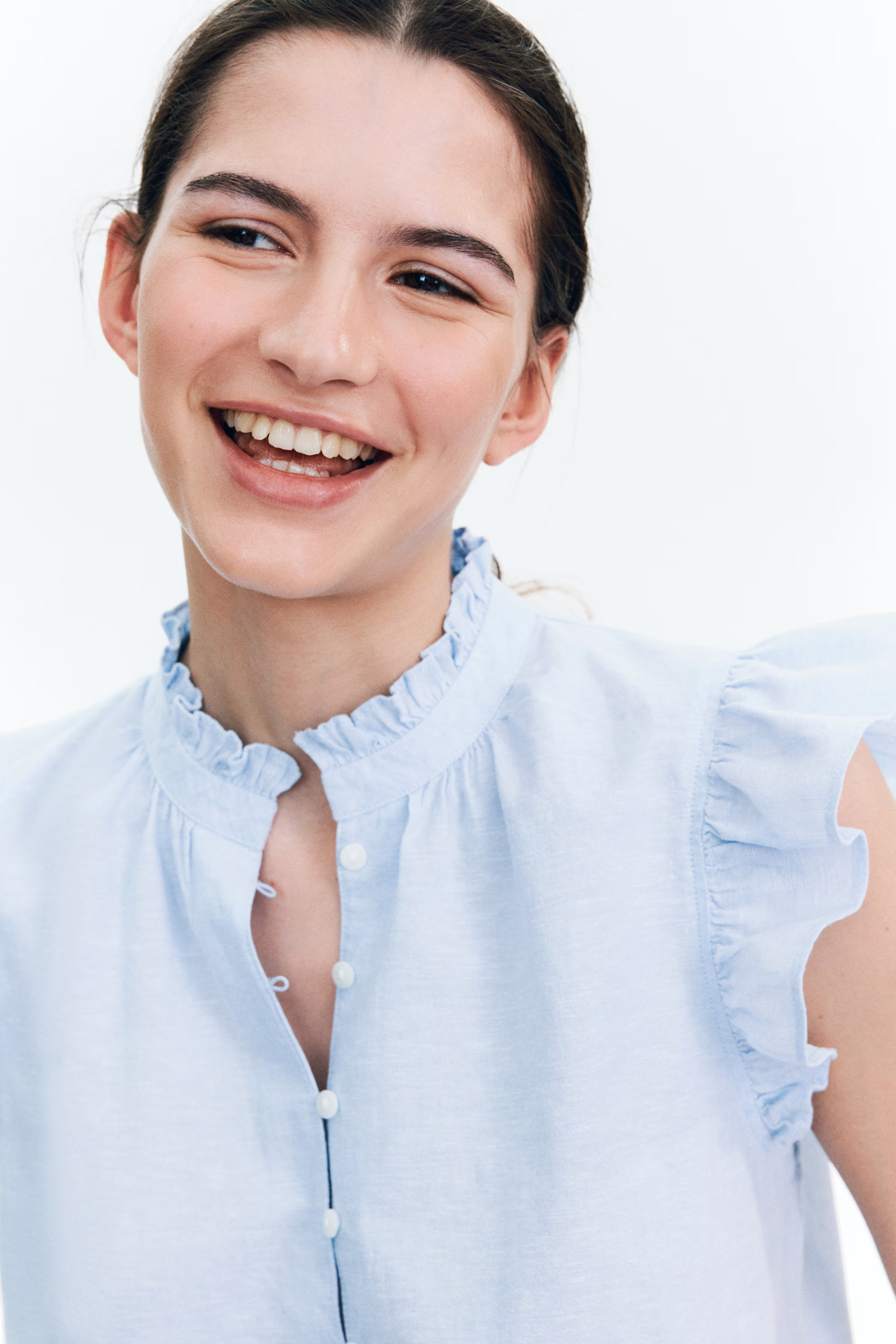 Linen-Blend Blouse | H&M (US + CA)