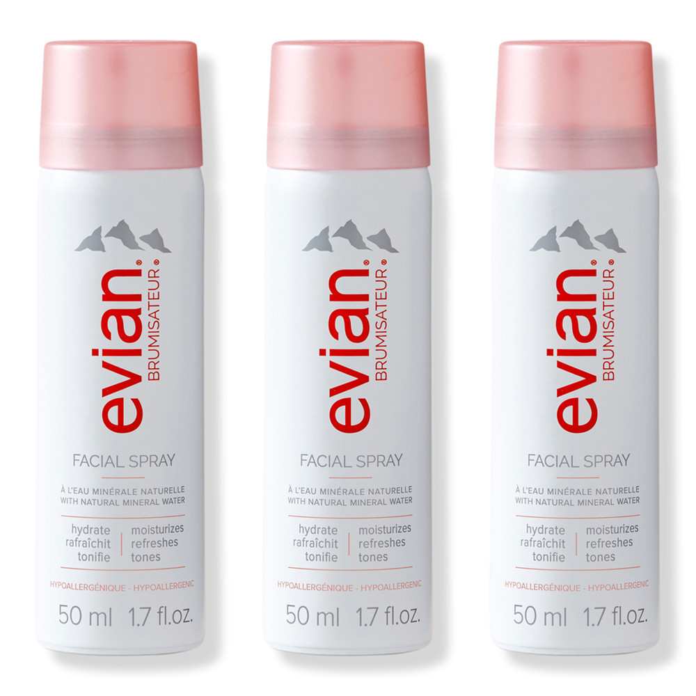 Evian Mineral Spray Natural Mineral Water Facial Spray Travel Trio | Ulta