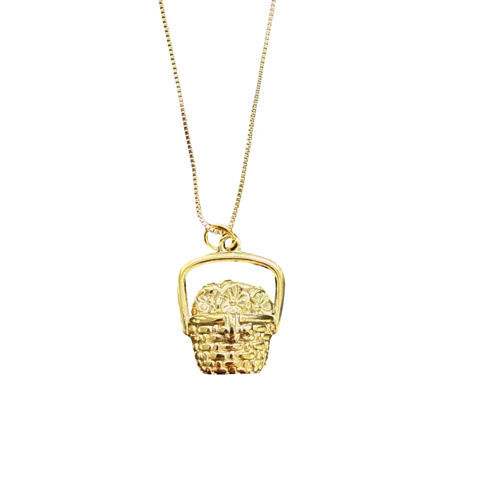 Nantucket Hydrangea Basket Charm + Necklace | Beth Ladd Collections