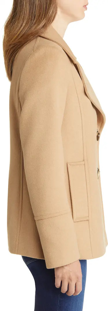 Double Breasted Wool Blend Peacoat | Nordstrom