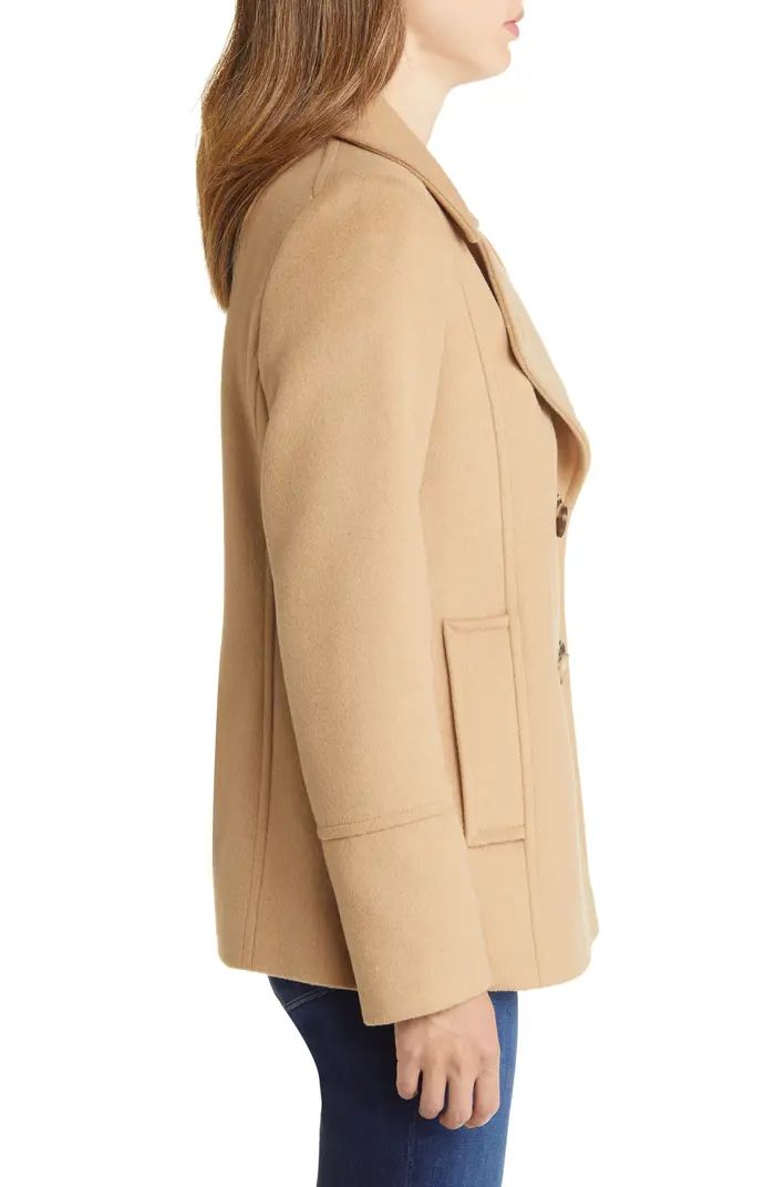 Double Breasted Wool Blend Peacoat | Nordstrom