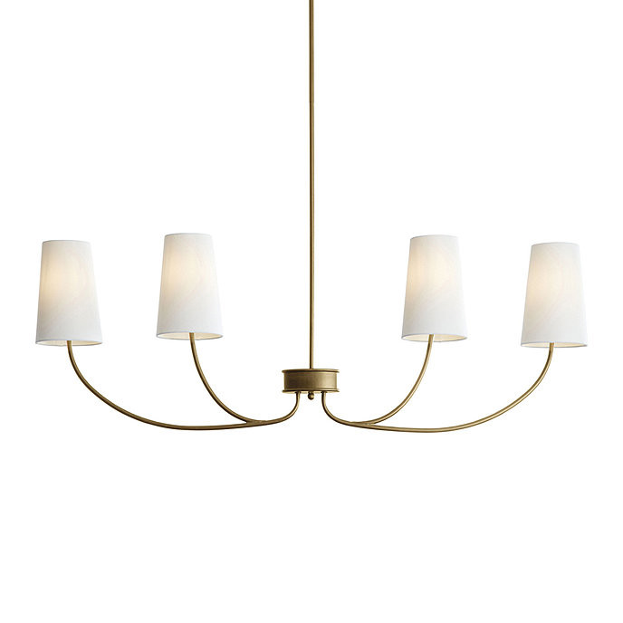 Lottie 4-Light Linear Chandelier | Ballard Designs, Inc.