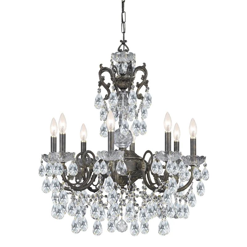 Markenfield Candle Style Classic Chandelier with Crystal Accents | Wayfair North America