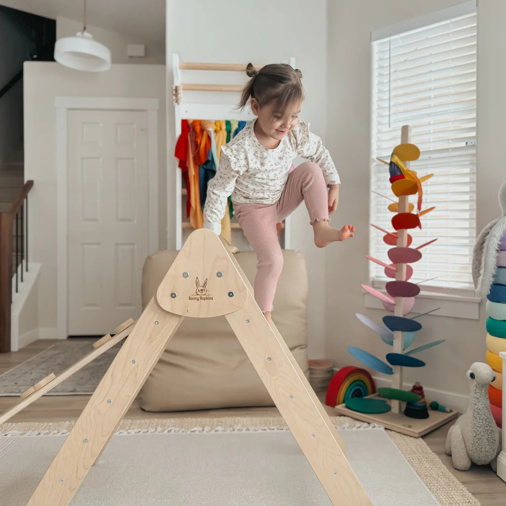 Bunny Hopkins Climber Pikler Triangle Set | REBEL (formerly Rebelstork)