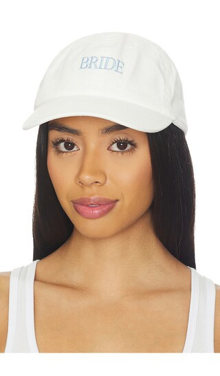 Bride Heart Baseball Cap in White | Revolve Clothing (Global)