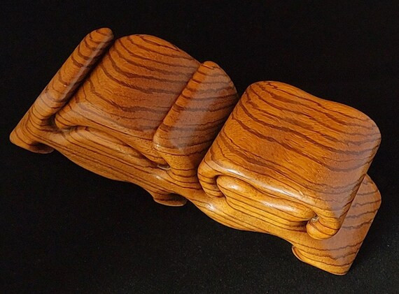 Vintage Hand Carved Organic Rustic Free Form Flowing & - Etsy | Etsy (US)