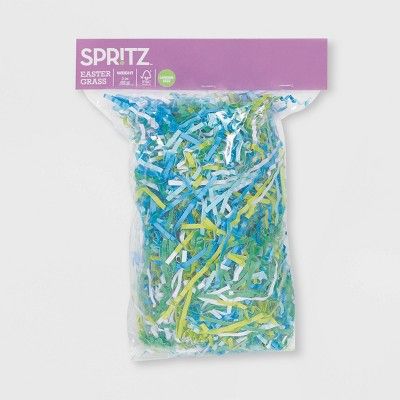3oz Easter Crinkle Grass Blue Green - Spritz™ | Target