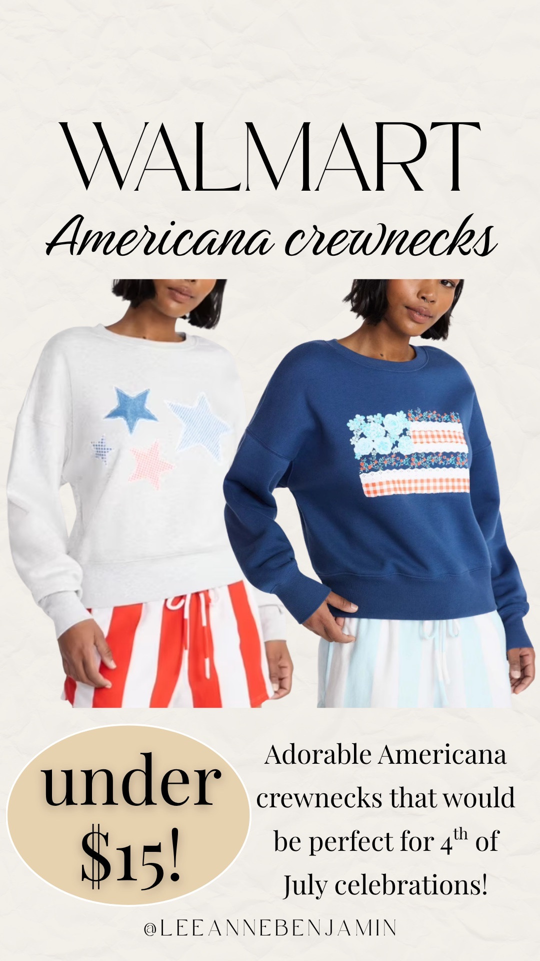 New Memorial Day / 4th of July fashion from Walmart! 

#LTKootd #LTKSeasonal #LTKFestival