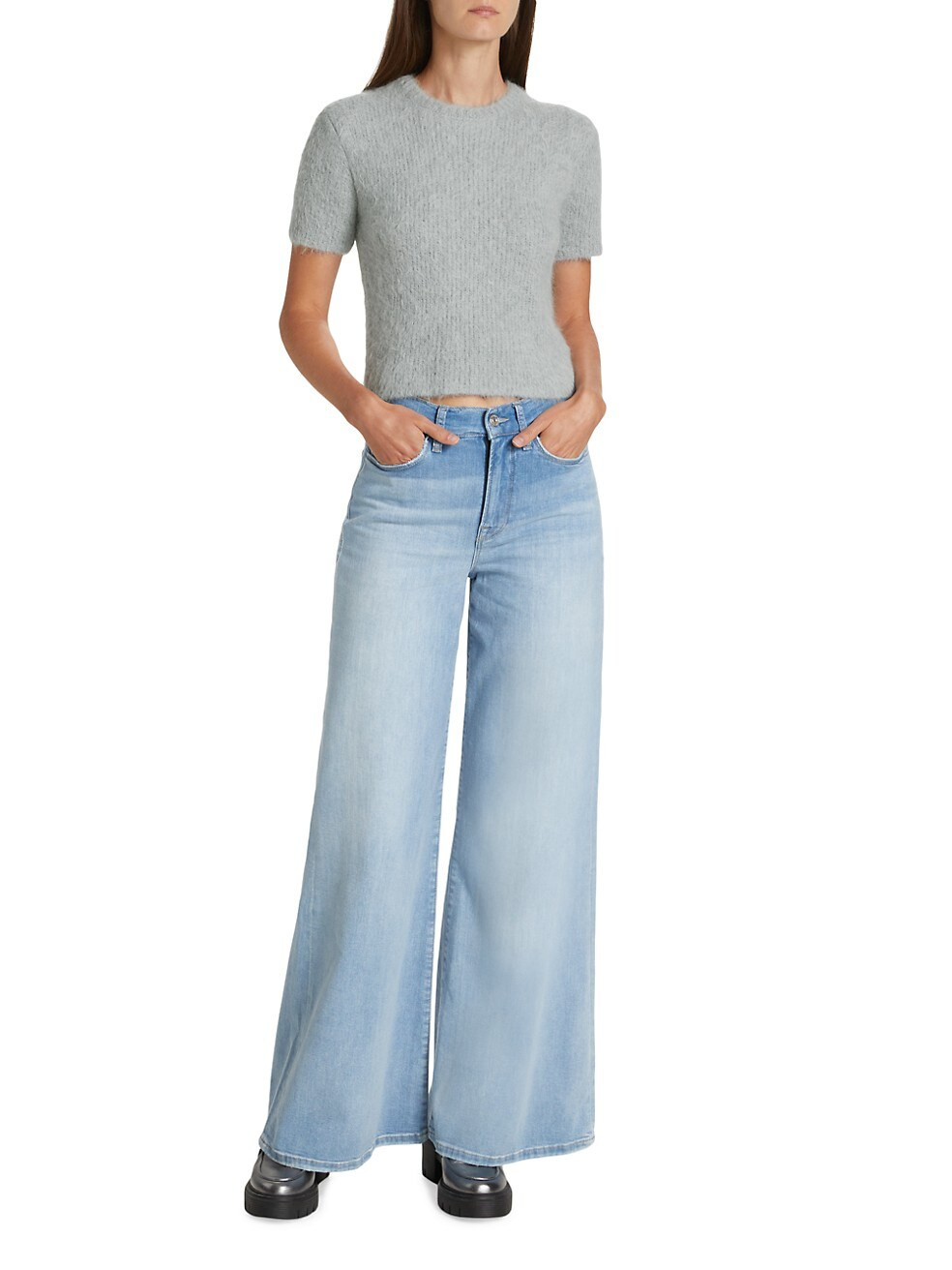 Le Palazzo Wide-Leg Jeans | Saks Fifth Avenue
