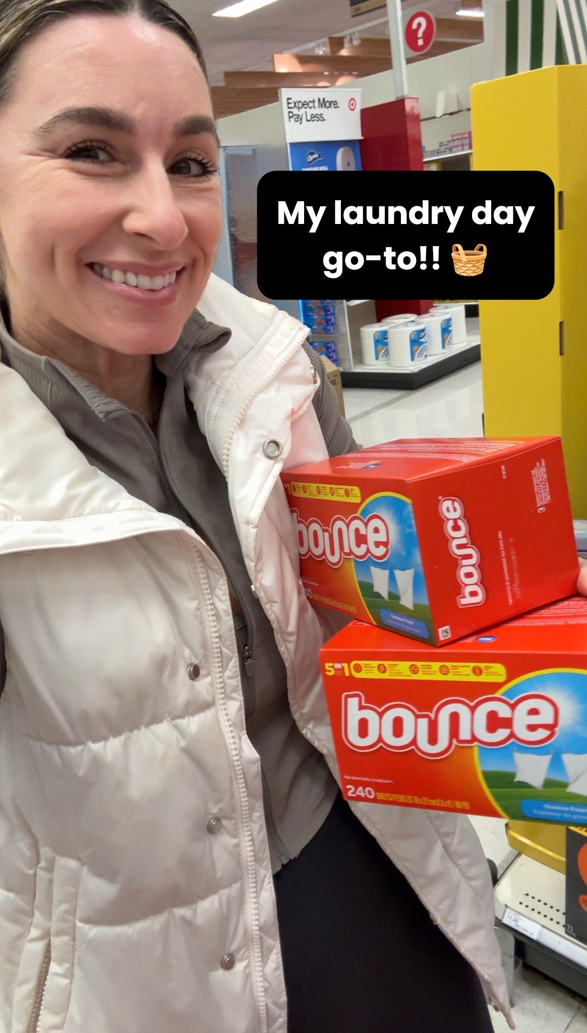 #ad I’ve partnered with @target and @bouncesheets to simplify laundry day! Bounce Outdoor Fresh Fabric Softener Dryer Sheets are my go-to when the laundry piles up. Whether it some load or laundry for the whole fam, Bounce dryer sheets get the job done. #targetpartner #Target #Targetstyle #Bounce  

#LTKKids #LTKHome #LTKdayinmylife