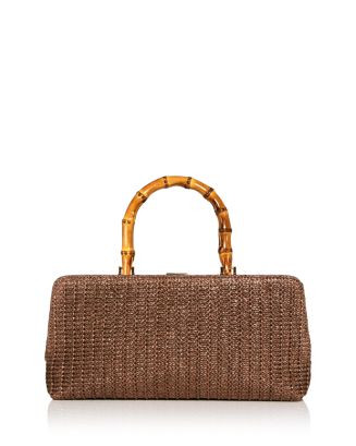 AQUA Medium Raffia Crossbody Bag - Exclusive | Bloomingdale's Handbags | Bloomingdale's (US)