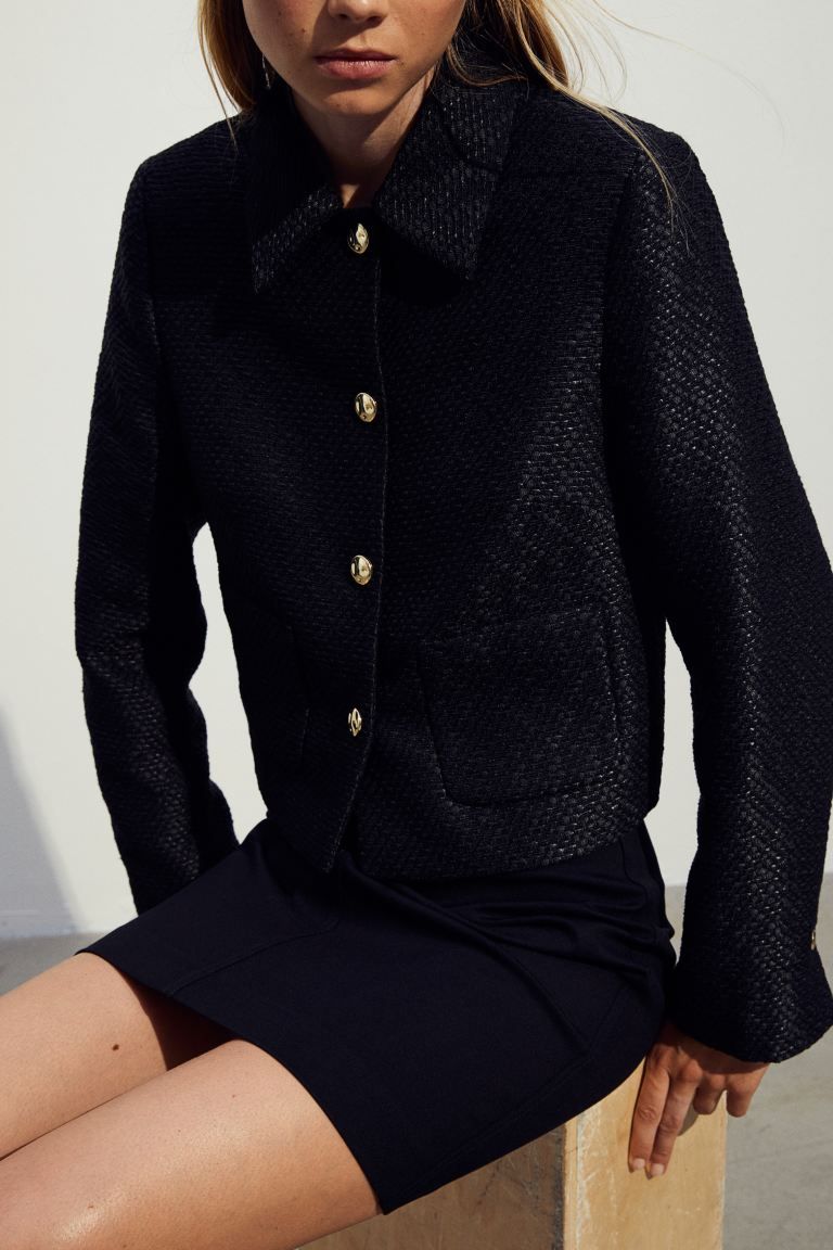 Textured jacket | H&M (UK, MY, IN, SG, PH, TW, HK, KR)