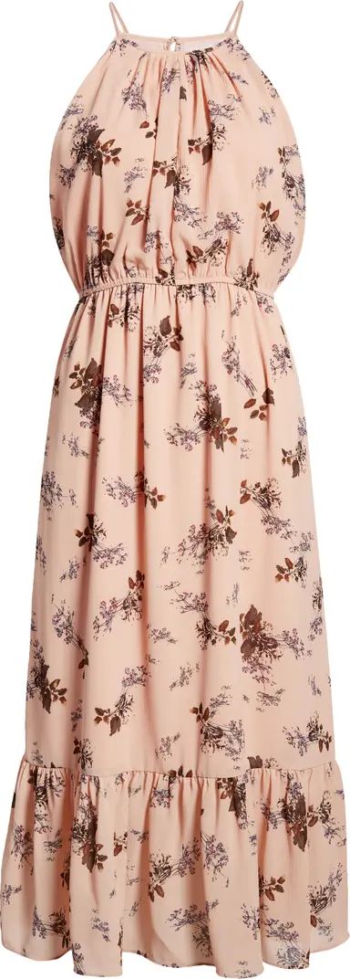 Floral Print Halter Dress | Nordstrom