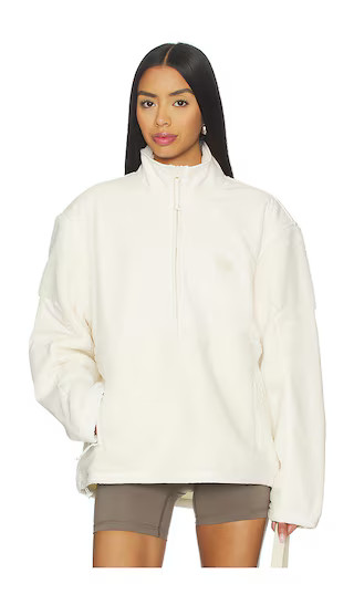 Teddy Half Zip Up Pullover in Ecru | Revolve Clothing (Global)