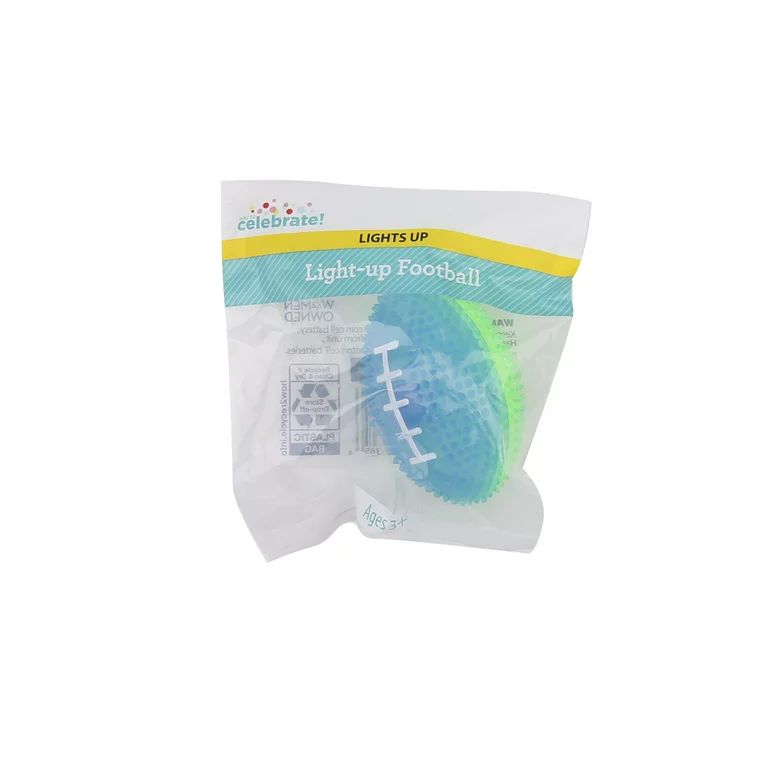 Light-Up Plastic Football - Way to Celebrate Party Favors for Everyday Fun | Walmart (US)