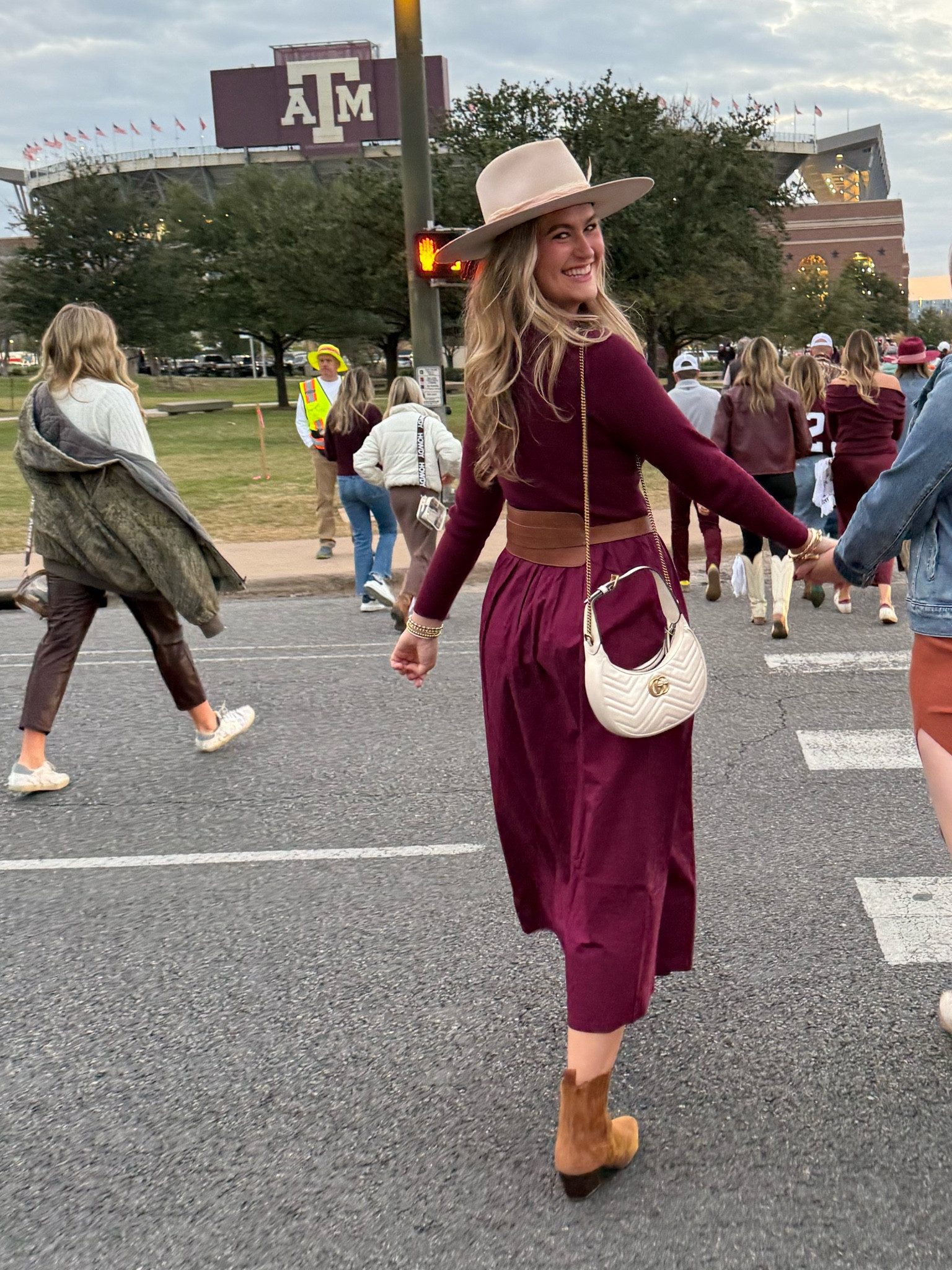 GAMEDAY IN CSTAT!!!!!! 🩷🩷🩷🩷🩷🩷🩷 
Obsessed with this dress- perf for the holiday season too!!!!!!

Hat is Kemosabe!!!!

#LTKHoliday #LTKSaleAlert #LTKU