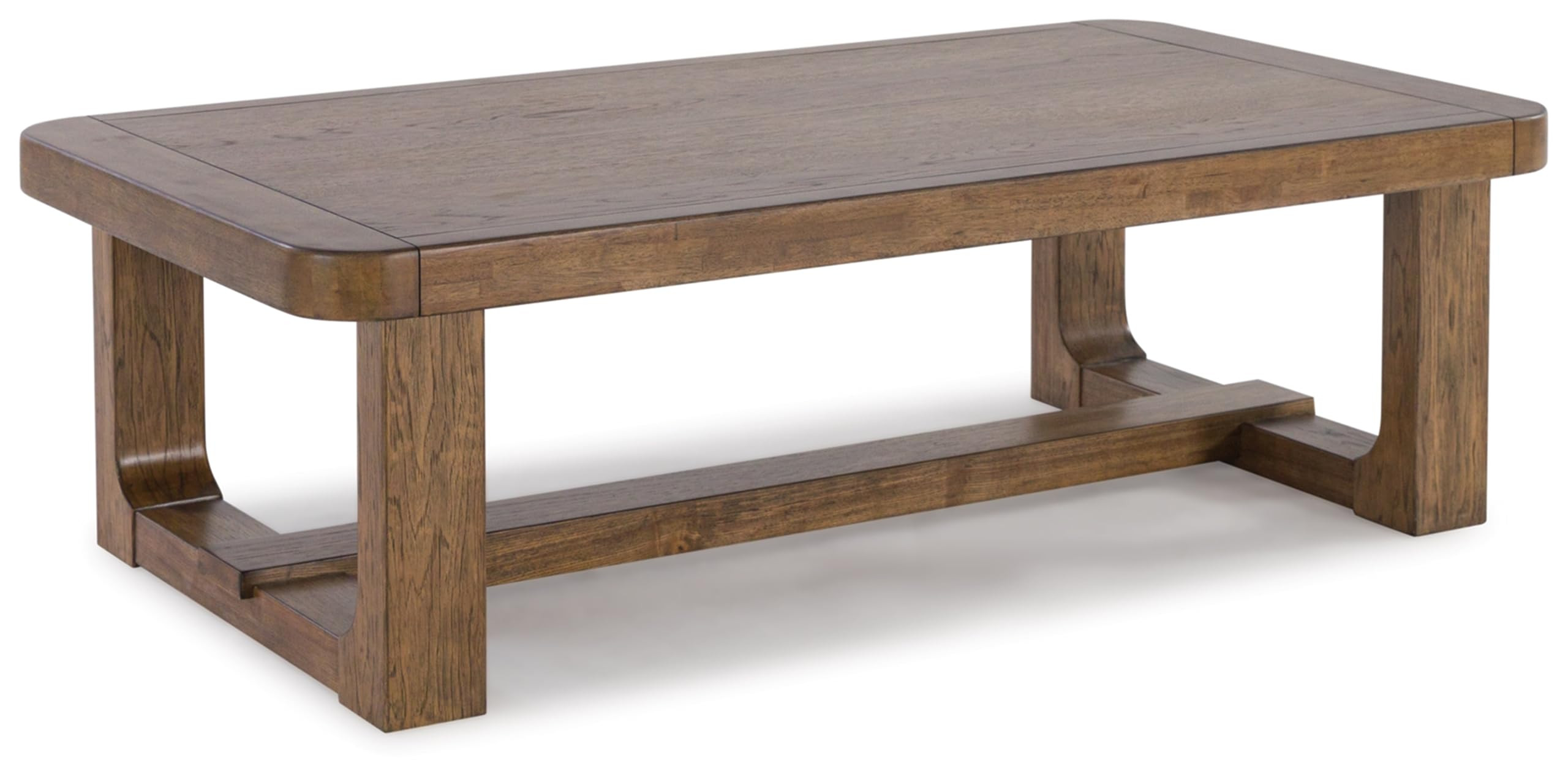 Signature Design by Ashley Cabalynn Traditional Farmhouse Coffee Table, Brown | Amazon (US)
