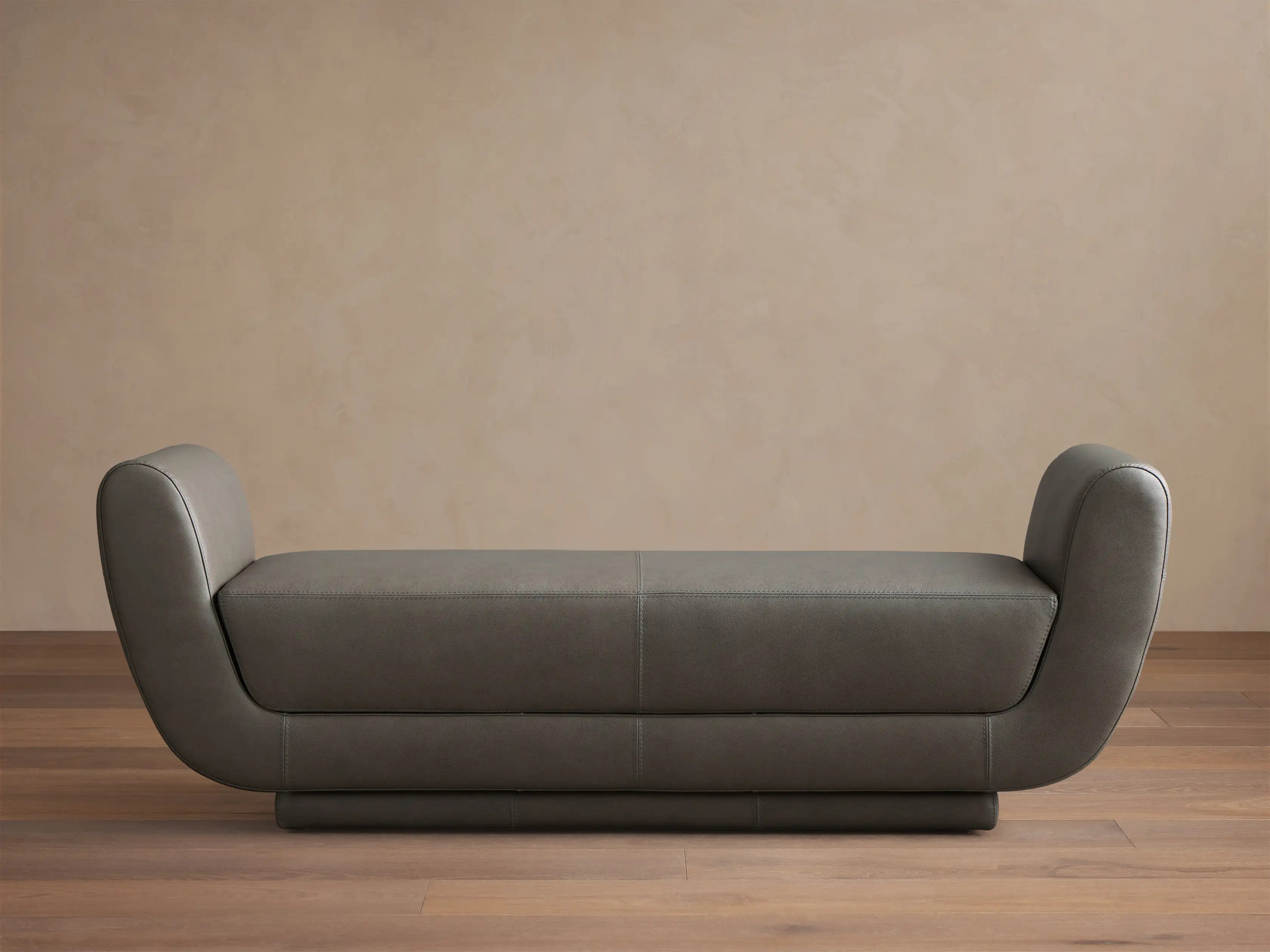 Fontana Leather Bench | Arhaus