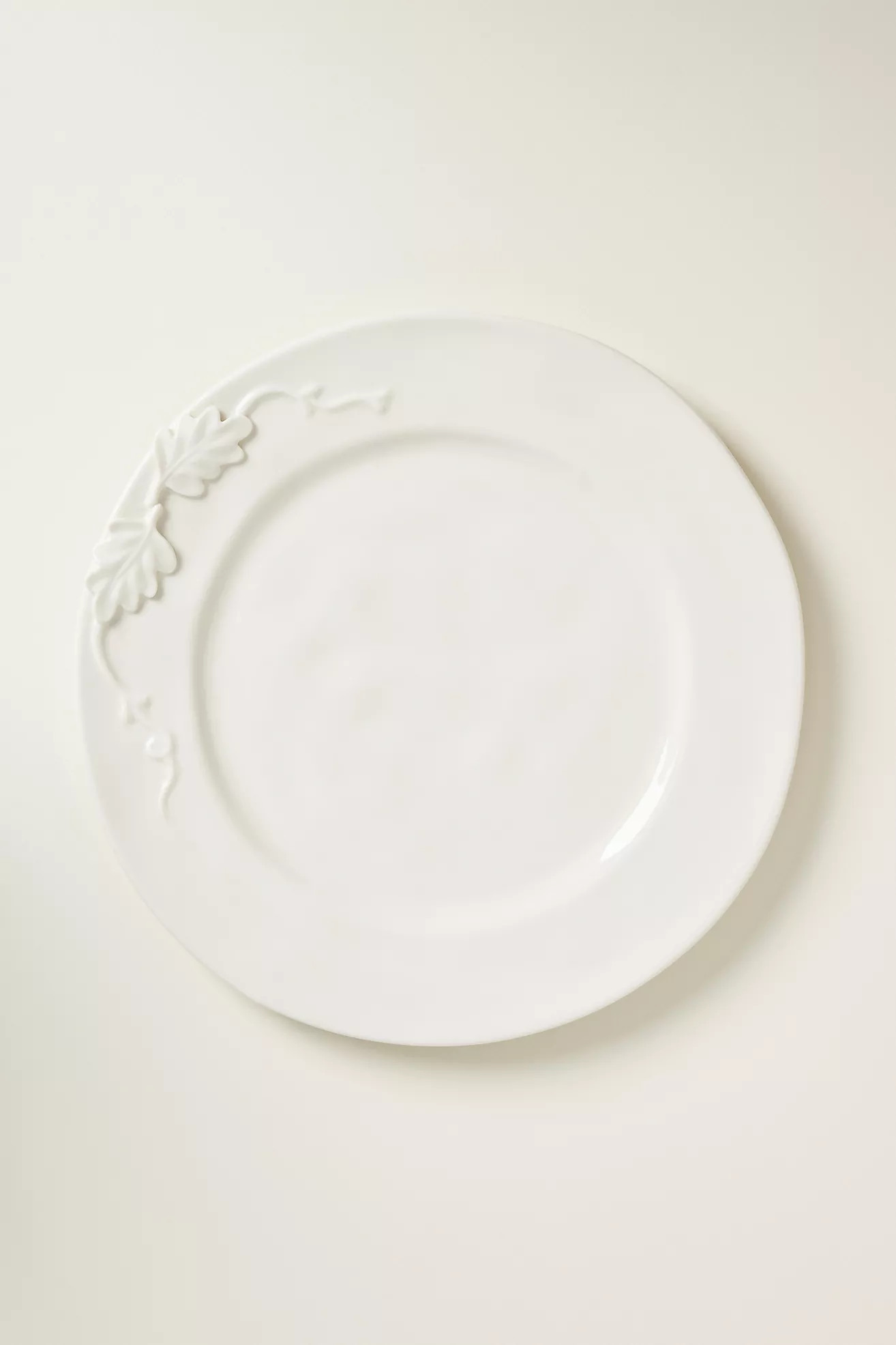 Oak Leaf Stoneware Dinner Plate, Set of 4 | Anthropologie (US)