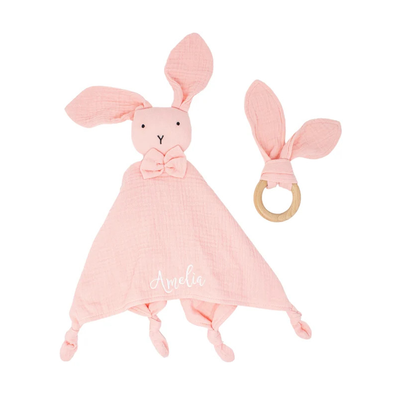 Personalized Baby Shower Gift  Embroidered Organic Muslin - Etsy | Etsy (US)