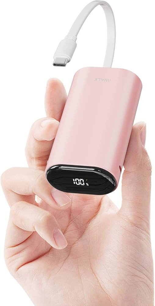 iWALK LinkPod Y2 Portable Charger USB-C with Built-in 18W PD Fast Charging Cable & LED Display, 9... | Amazon (US)