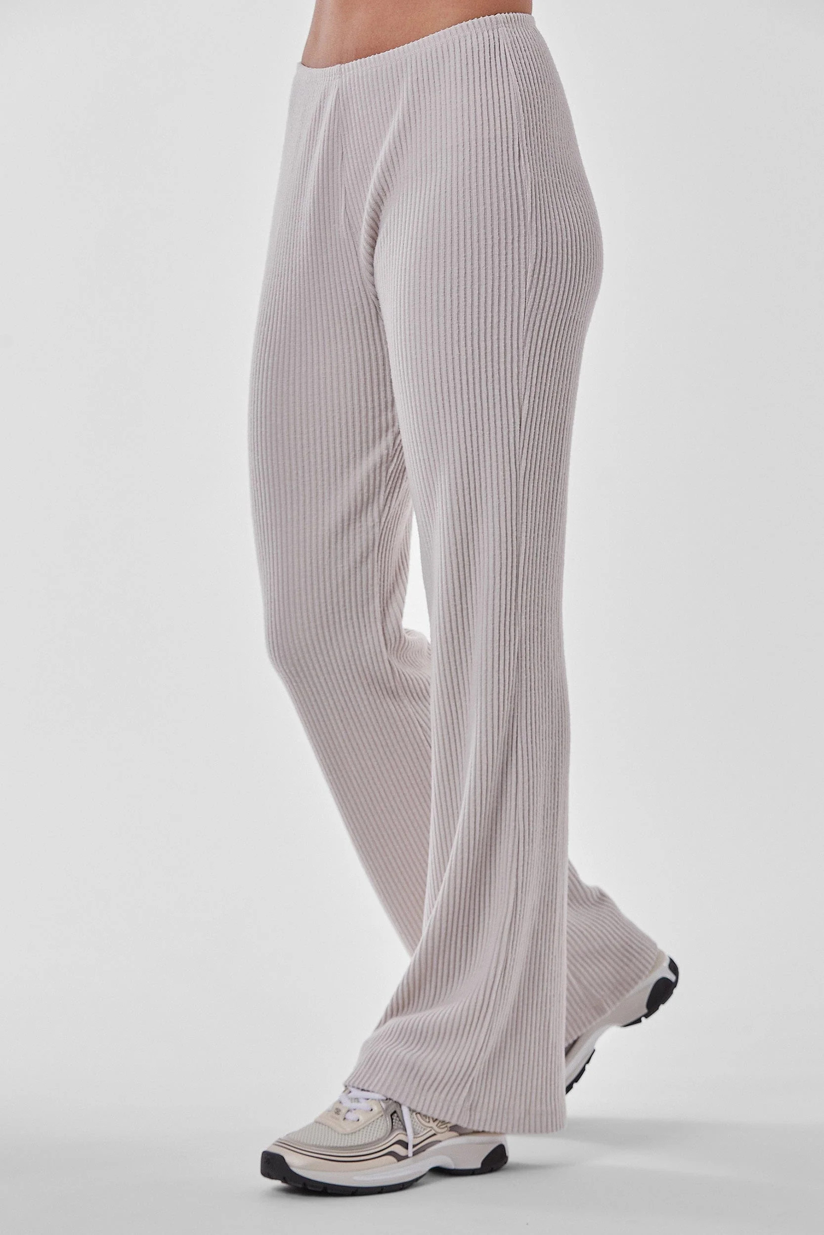 Serene Rib Pant - Moon | The Noli Shop