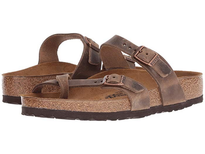 Birkenstock Mayari (Tobacco Leather) Women's Sandals | Zappos